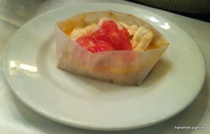 pandeli kağıtta levrek