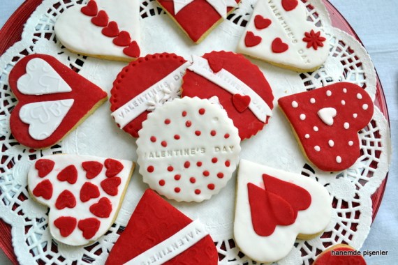 sevgililer günü kurabiyeleri