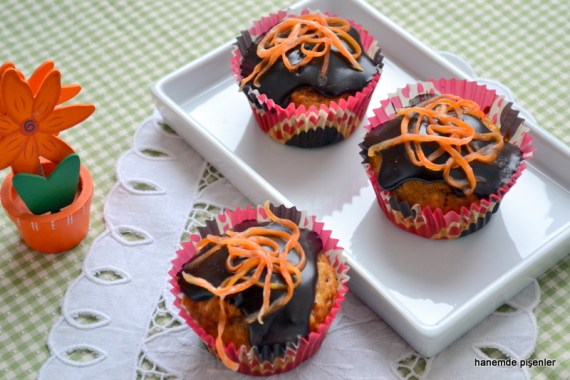 havuçlu cupcake