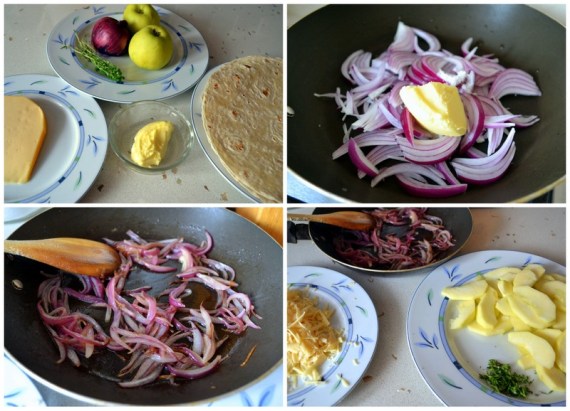 elmalı quesilada malzemeler